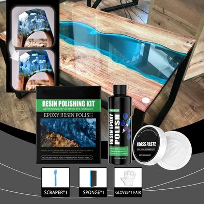 Polishing Kit For Epoxy Resin Artwork Making, Jewelry & Ornament Refurbishment & Polishing 100ml