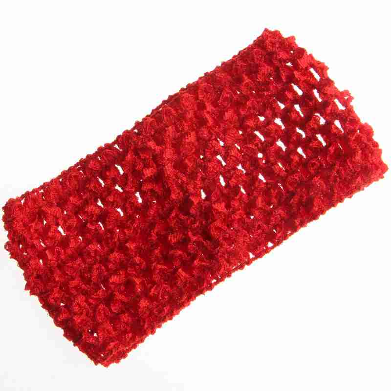 10PCS 7CM 2.76" Fashion Knit Headband for Hair Accessories Hollow Out Elastic Hairband for Headwear Hair Flowers