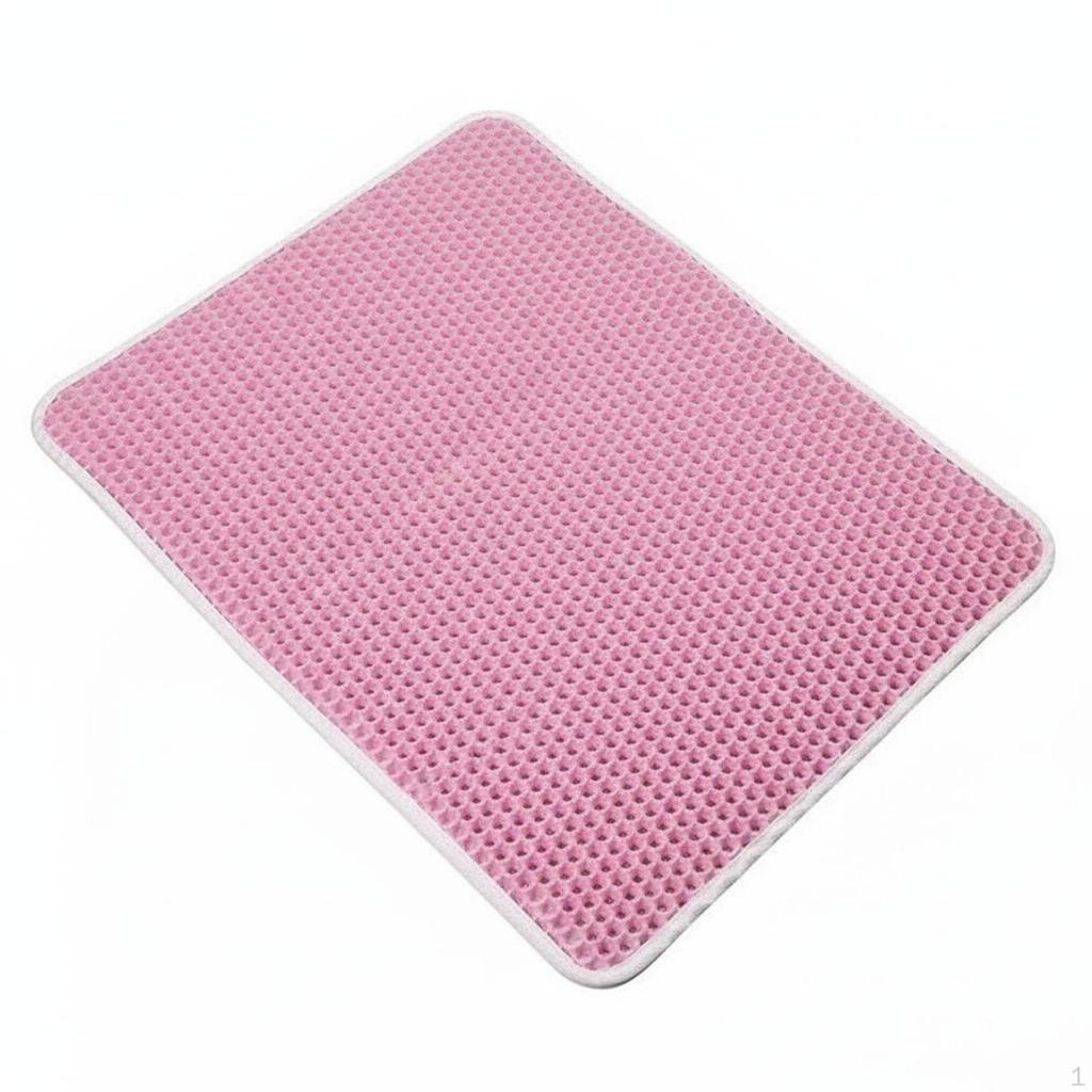 Cat Litter Mat Waterproof Resistant Trapping Easy to Clean & Washable Floor Protection M