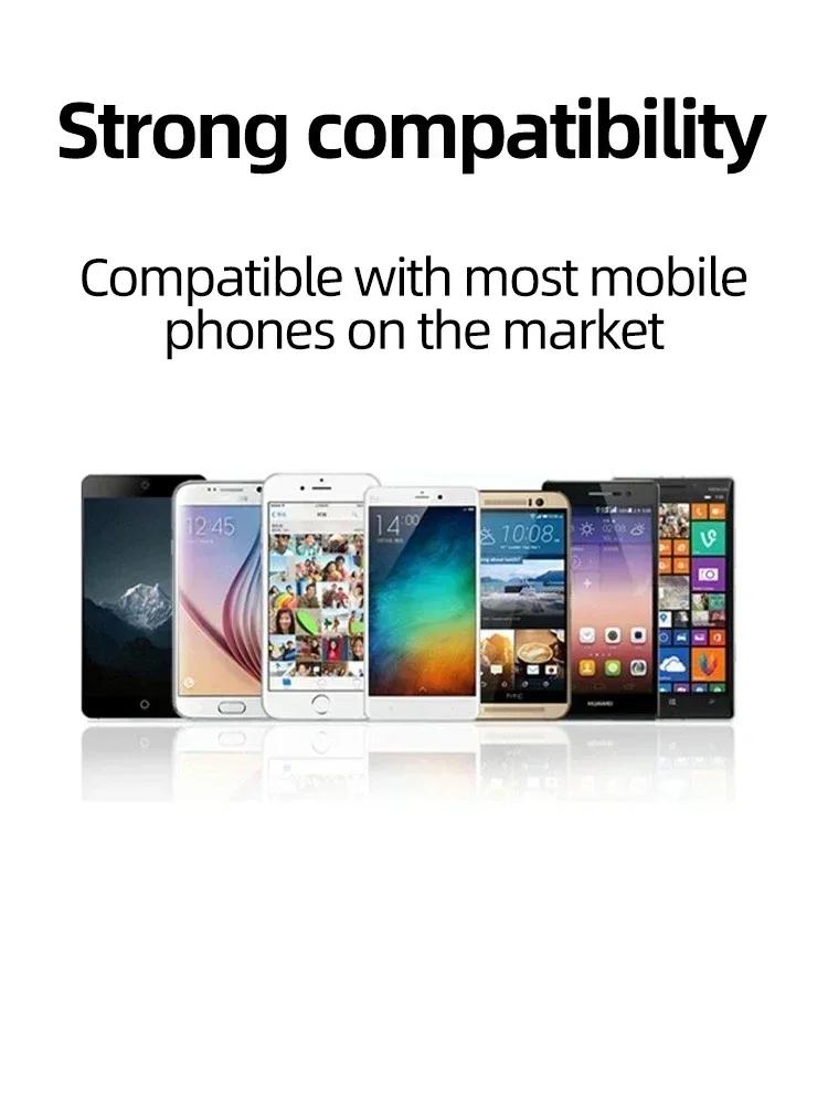 Heavy Duty Car Phone Mount - Anti-Shake Suction Cup for Windshield Dashboard iPhone 16 Samsung Xiaomi