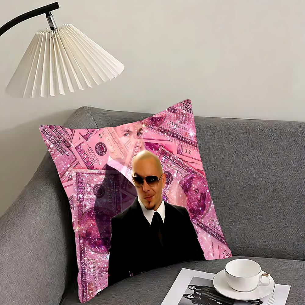 MMr WorldwideS Pitbull Cushion Cover Pillowcase Ultra Soft Skin Friendly Fabric Cloud Like Comfort Concealed Zipper