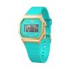 Authorized Distributor [Ice Watch] Ice Watch Digital Ladies 022055 Ice Digit ICE Digit Retro Blue Curacao Small