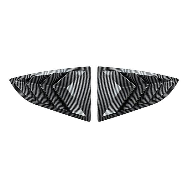 Pair of Rear Triangle Window Louvers for 2022+ Toyota GR86 & Subaru BRZ