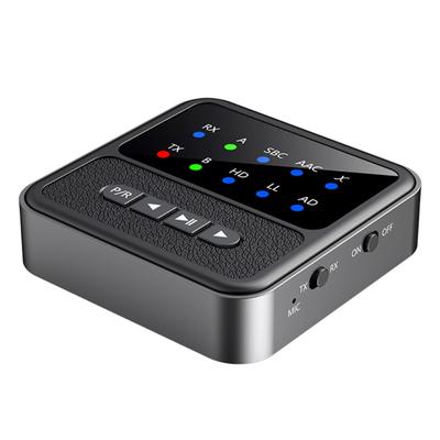 Universal 3.5mm Bluetooth-compatible Transmitter 20m Ranges Enables Double Device Connectivities for Music Navigation