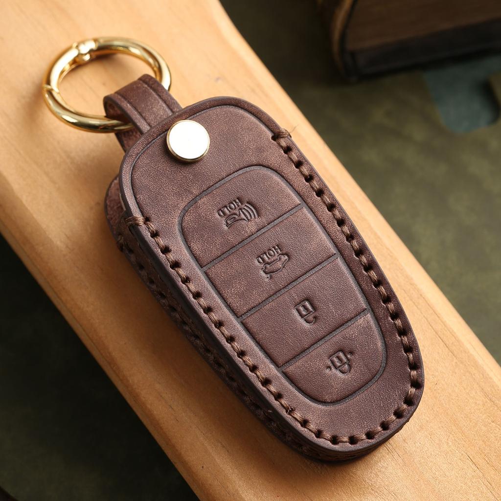 Kryt na klíč od auta na míru je vhodný pro kryt klíče moderní Fisty, tašku na klíč od auta Kustu, špičkovou pravou kůži.