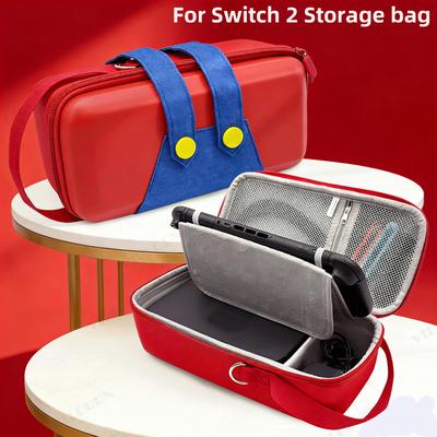 For Switch 2 Case Storage Bag Large Capacity Hard Shell Travel Storage Bag With Game Card Slots For Switch 2 Accessories