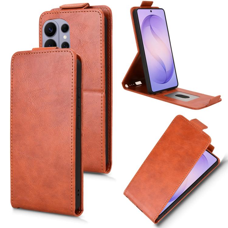Magnetic Vertical Flip Leather Phone Case with Buckle