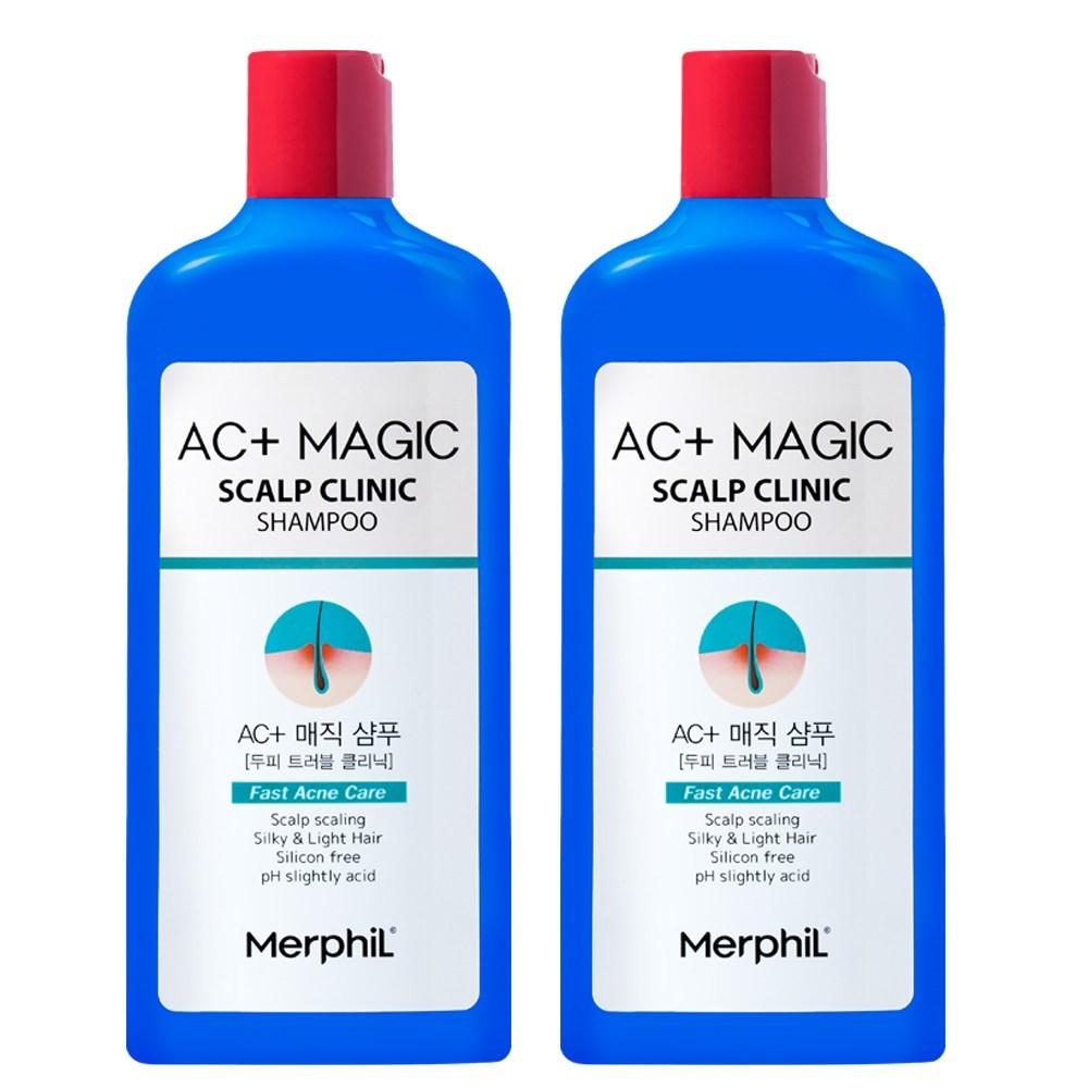 Merfil Seborrheic Scalp Mildly Acidic Shampoo for Scalp Troubles, Dandruff, Scalp Scaling AC+ Magic Shampoo 310ml 2 pcs