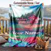 Custom Text Flannel Throw Blanket, Lightweight Cozy Bed Sofa BlanketStardew Valley