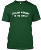 Coolest Monkey In The Jungle Meme - T Shirt Made In the USA Size S To 5XL