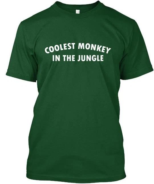 Coolest Monkey In The Jungle Meme - T shirt Made in the USA Size S to 5XL L