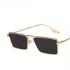Light Green Metal Frame Glasses Small Frame Trendy Internet Celebrity Style Fashionable Glasses for Women Men