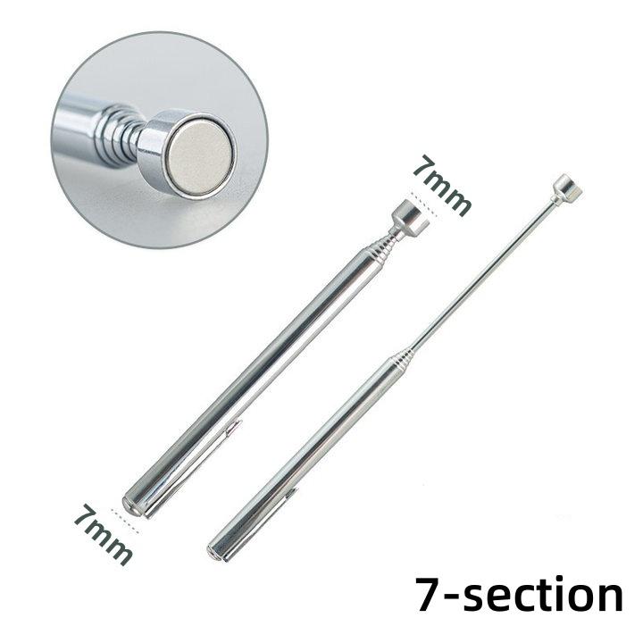 

Міні-портативна телескопічна ручка з магнітним магнітом Зручний інструмент Місткість для забирання гайкового болта Розсувний стрижень-підбирач Палиця 7-section