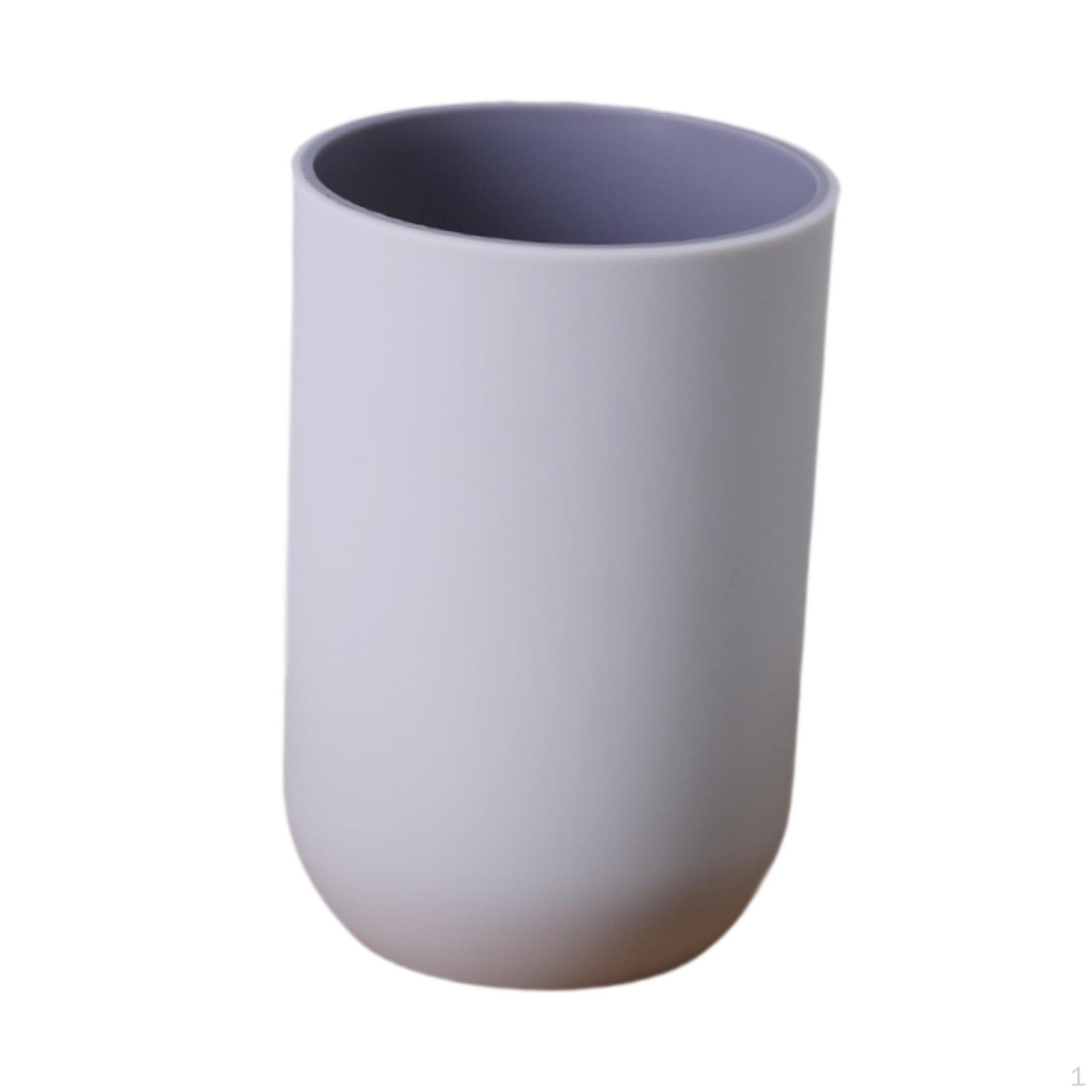 

Toothbrush Cup Bathroom Tumbler Modern Rinsing Wash Gargle Holder сірий колір