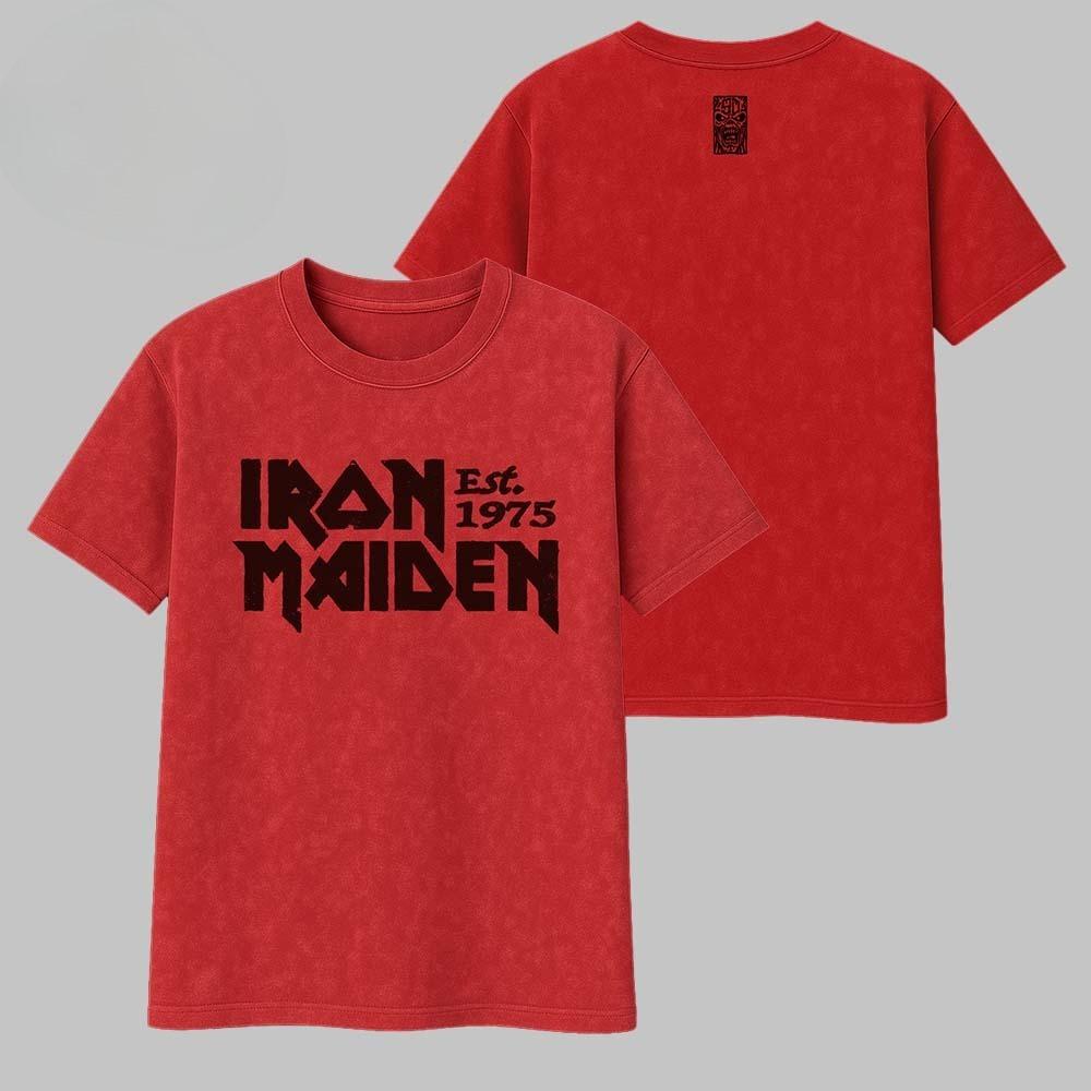 Ir Maiden Run for Your Lives World Tour 2026 Prague Venue Tee In Czechia At Letnany Airport On May 31 2026 Eddie Vs Devil