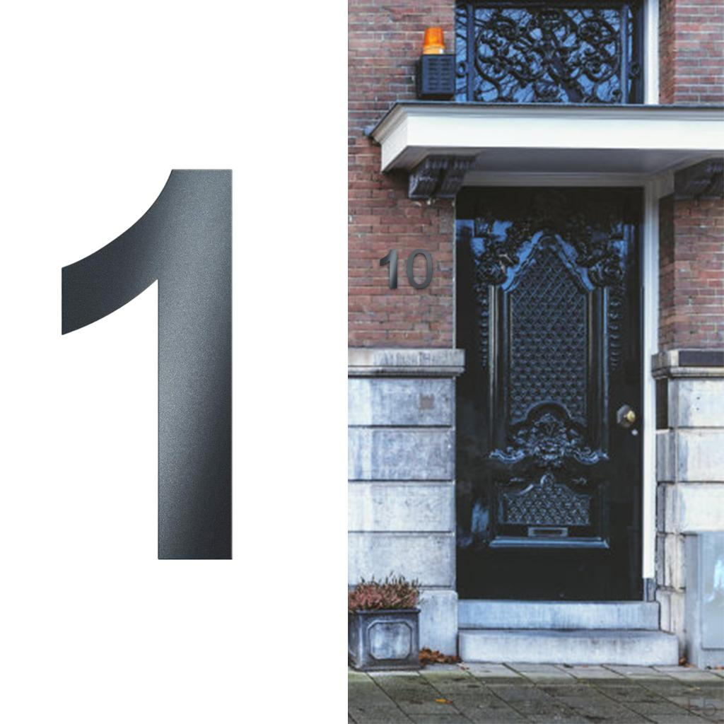 Number Stainless Decor with Address Plaque for Gardens Houses