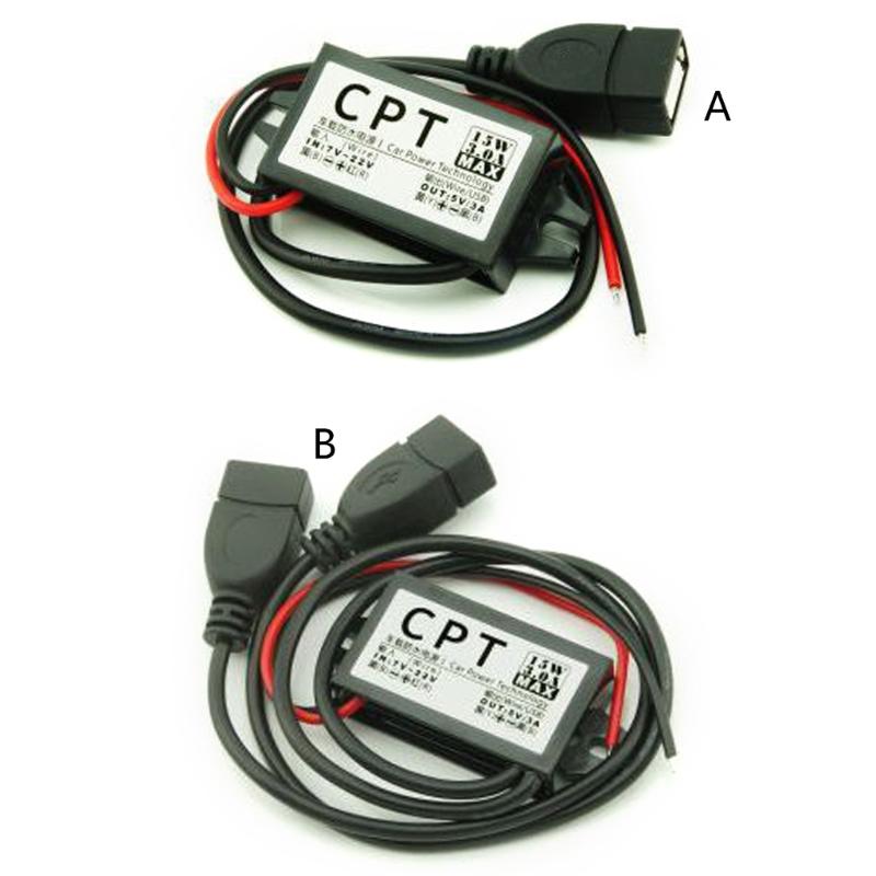 DC7V-22V to DC5V USB Step DownModule Converter Phone Charge Car Power Supply