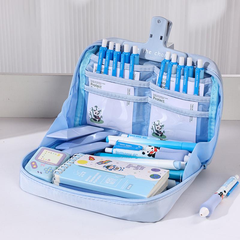 12 Layers Large Capacity Pencil Case Good Looking Multifunctional Classification Storage Stationery Storage Bag 1Pc