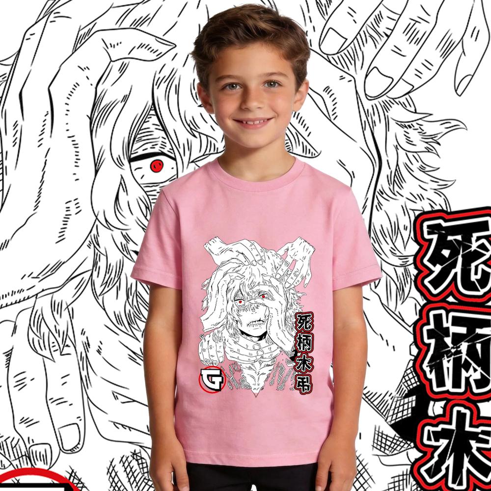 My Hero Academia Tomura Shigaraki Anime Print Boys Girls Cotton T Shirt Kids Casual Soft Breathable Top