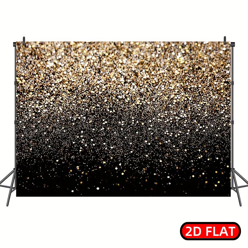1 Stuk Zwart Gouden Glitter Vonken Feest Decoratie Achtergrond Feest Achtergrond Decoraties Voor Fotostudio Fotohokje Feest