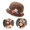 Handmade Crochet Knit Bucket Hat With Flower - Warm & Stylish, The Viral Must-Have Winter Hat For Women And Mom