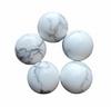 Natural Howlite Gemstone Round Cabochon Flat Back Stone for Jewelry Making AAA+