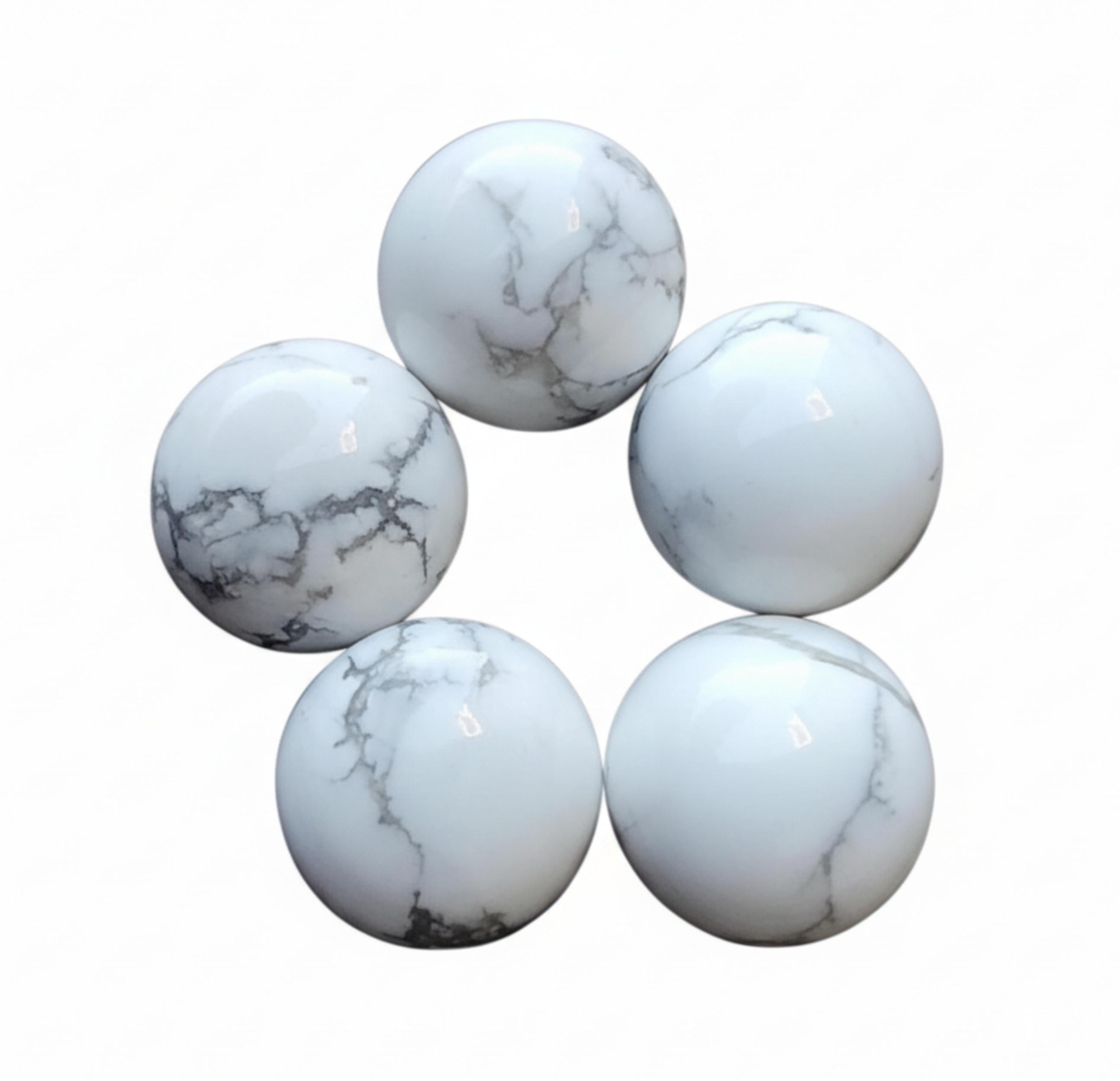 

Natural Howlite Gemstone Round Cabochon Flat Back Stone for Jewelry Making AAA+ 5mm белый