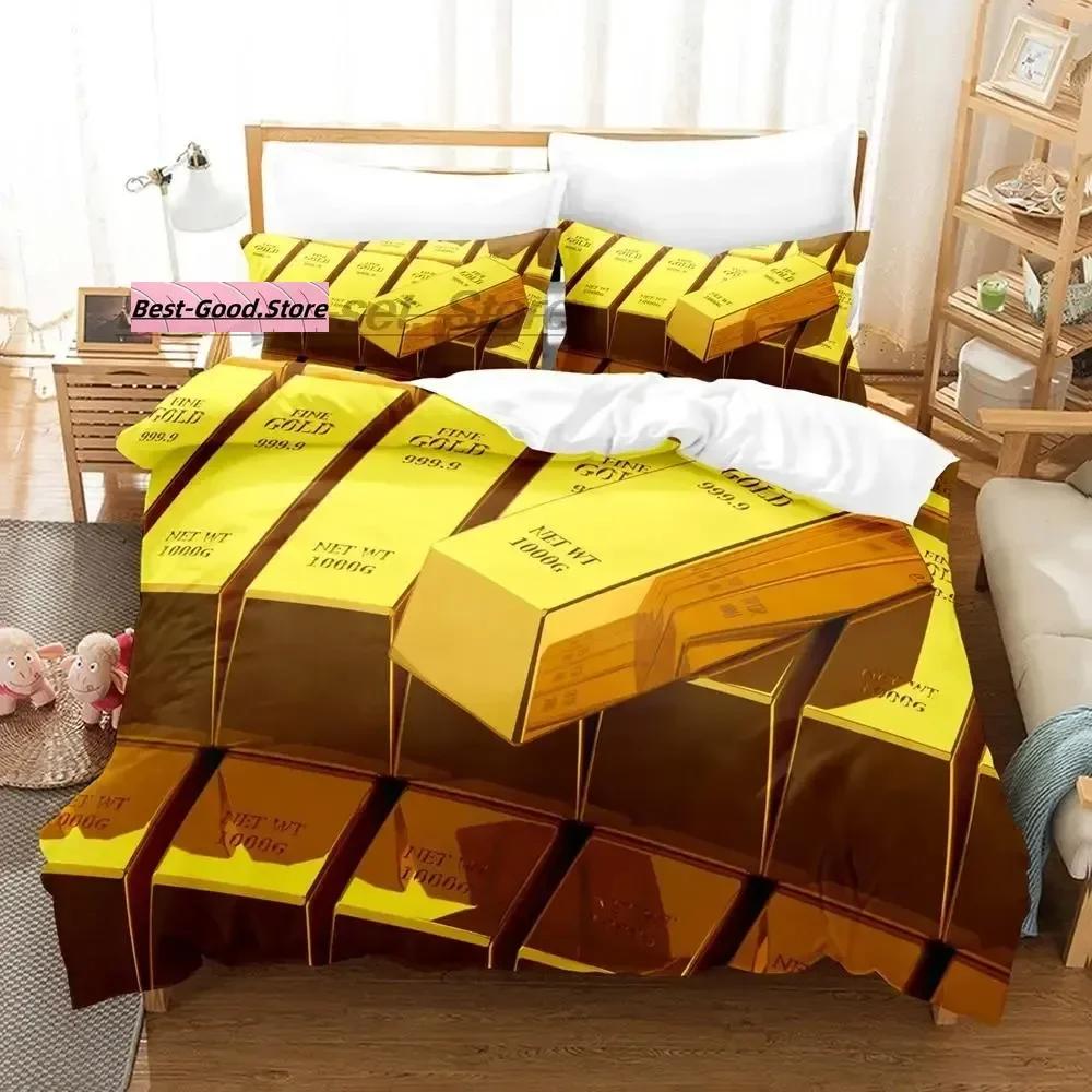 Dolar Beding Set Single Twin Ful Quen King-Sized Dimensionsd Dimensions Bed Linen Set Aldult Kid Bedrom Duvetcover Sets 3D Print Money bed shet set