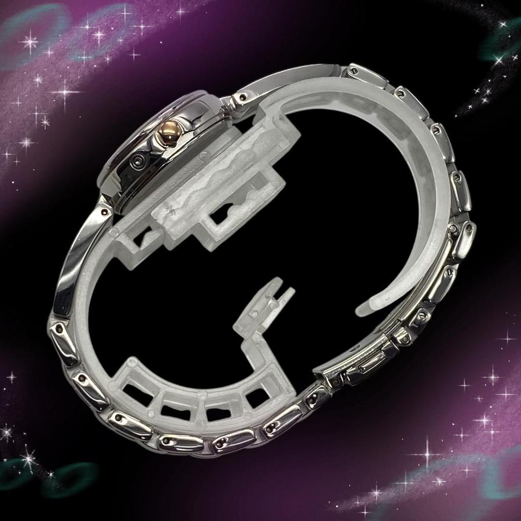 [USED] Seiko Tissé Women's Watch, Waterproof, Solar-Powered, Radio-Controlled, Excellent Condition