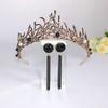 Baroque Retro Black Luxury Crown Bridal Tiara Wedding Dress Birthday Crown