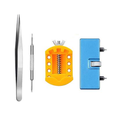 4-Piece Watch Repair Tool Set: Two-Pin Large Caliber Openers for Watch Case Backs
