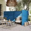 4 Pole Camping Windbreaks, Beach Wind Shield Shelter with Carry Bag and Steel Poles, 540cm x 150cm, Blue