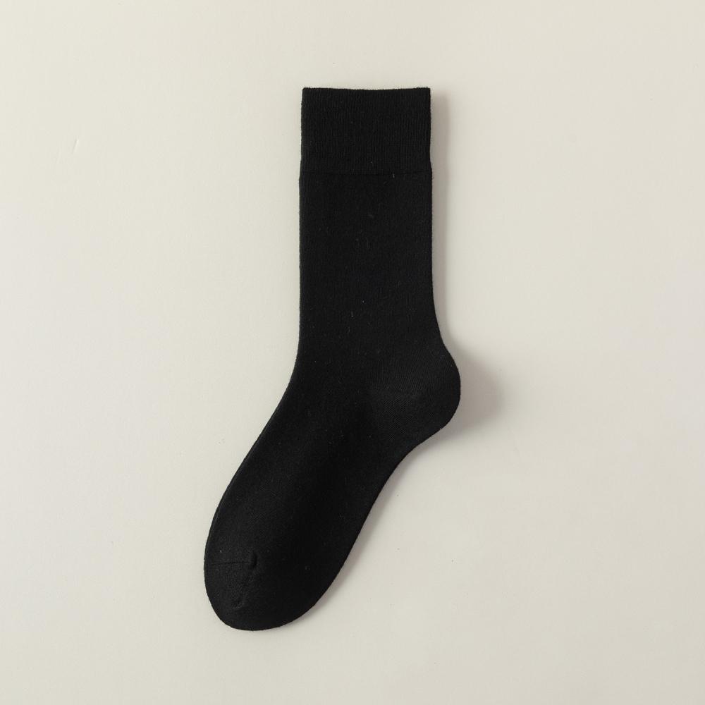 Seamless Crew Winter Pure Color Warm Breathable Thermo Anti-Bacterial Quick Dry Silk Knitted Cashmere Merino Wool Women Socks