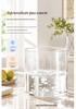 Moisture-Proof Glass Storage Jar for Grains, Cereal & Tea - Transparent, Sealed.