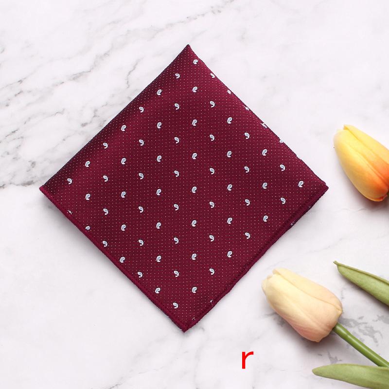 Men'S Formal Suit Pocket Towel, Tie And Bow Tie Pocket Towel, Wedding Banquet Matching, Square Towel.