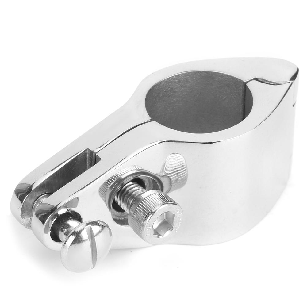 2Pcs Bimini Top Jaw Slide Clamp Steel Boat Hardware Fitting for Inflatable Commercial Yachts