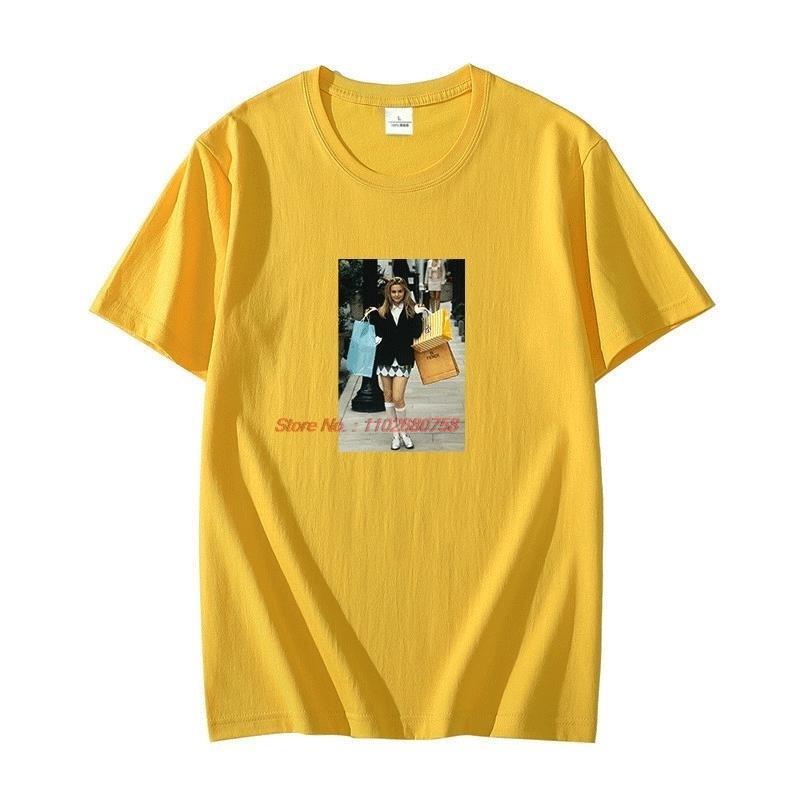 Clueless Oups My Bad Sous Licence Junior Fashion Cotton Tshirt Graphic T Shirts Oversize Tshirts Harajuku Unisexs Clothing