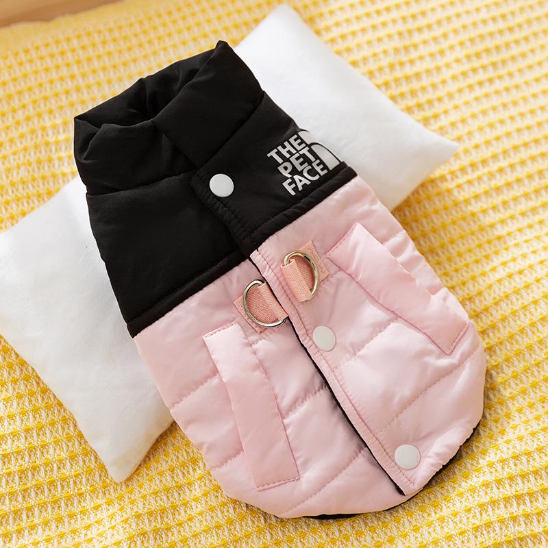 

Осенне-зимняя простая ветровка для собак, утепленная куртка для средних и маленьких собак, жилет, хлопковое пальто для кошек, одежда для домашних собак XXL