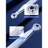 Linkage Chrome, Motorcycle Gear Shifter Shift Rod Lever Compatible for Chrome