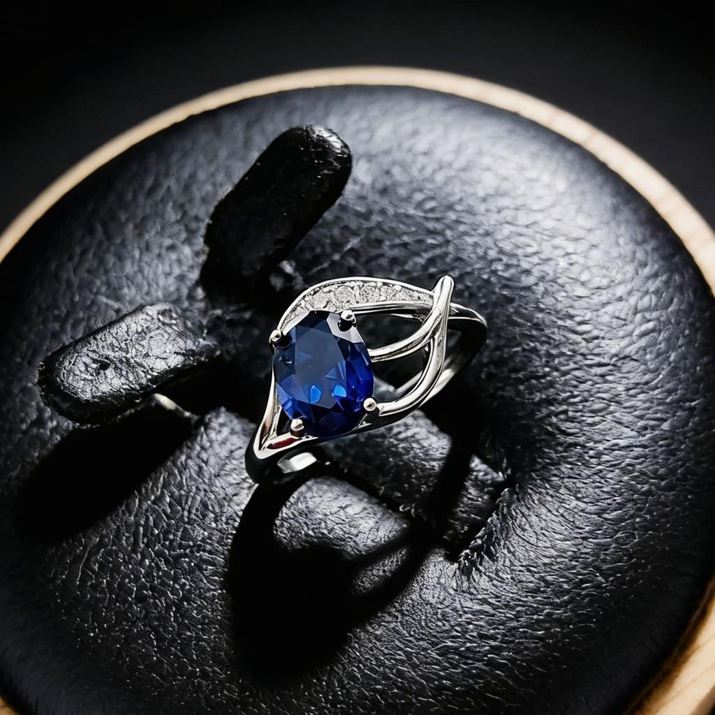 Jewelry Cultivation Ruby Emerald Leaf Ring Niche Design Red Corundum Treasure Ring Women