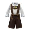 Costume Bavarese Oktoberfest per Bambini Ragazzi Abito Tradizionale Bavarese Performance Teatrale Festival Divertente Look a Tema Birra Culturale