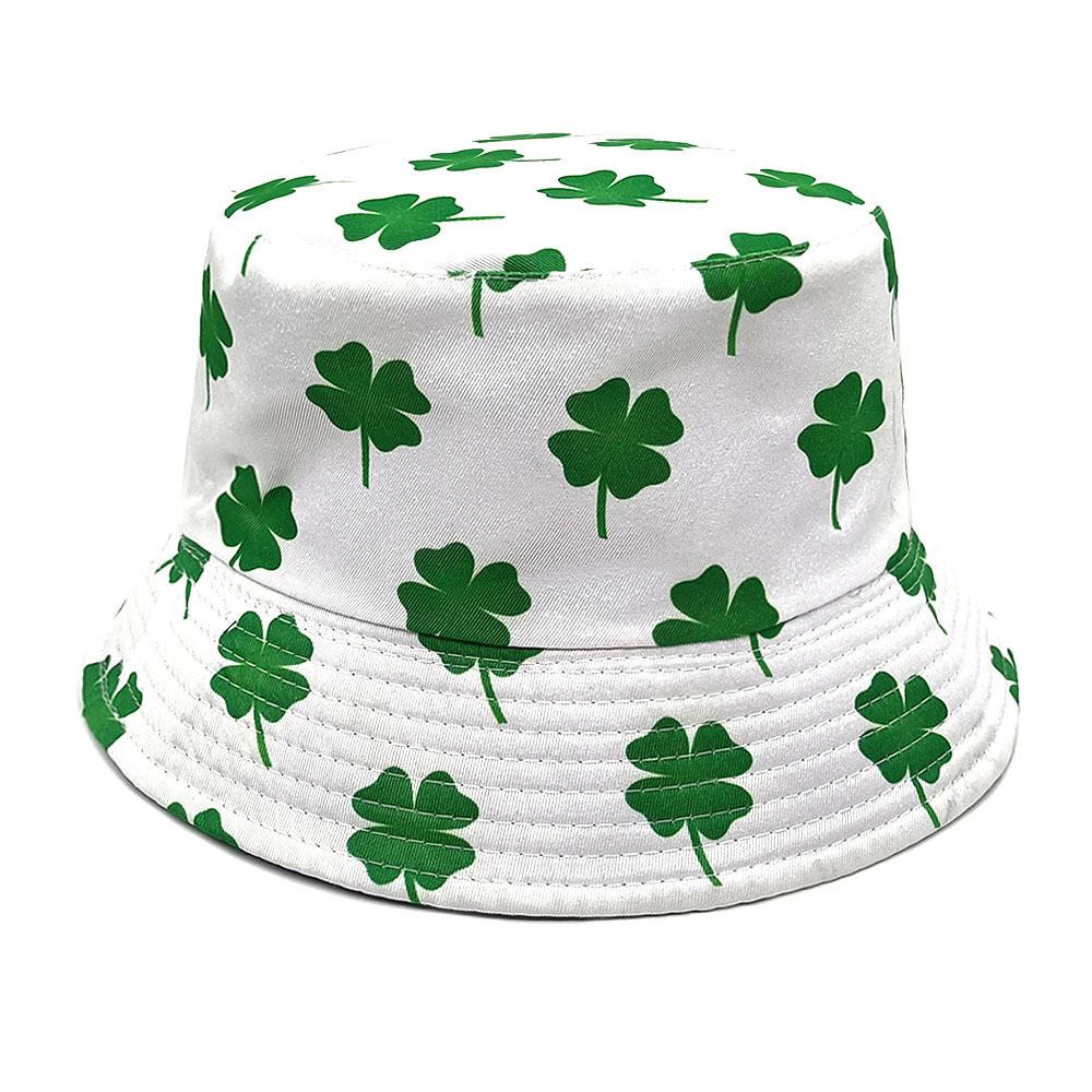 Saint Patrick Floral Digital Print Vintage Style Sun Hat For Spring Party And Outdoor
