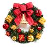 Wreath Christmas Merry Garland Xmas Front Door Wall Decoration Ornament Bell