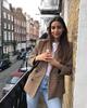 European & American Style Women's Plaid Double-Breasted Suit Jacket - Autumn 2024 Top 5 Colors
