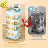4 Tier Portable Baby Changing Table Trolley Storage Organizer with Wheels Mobile Nursery Organizer Cart for Newborn Essentials
