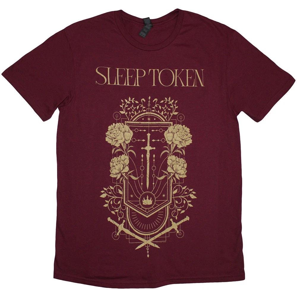 Men s Sleep Token Damocles T-shirt Medium Maroon Red XXL