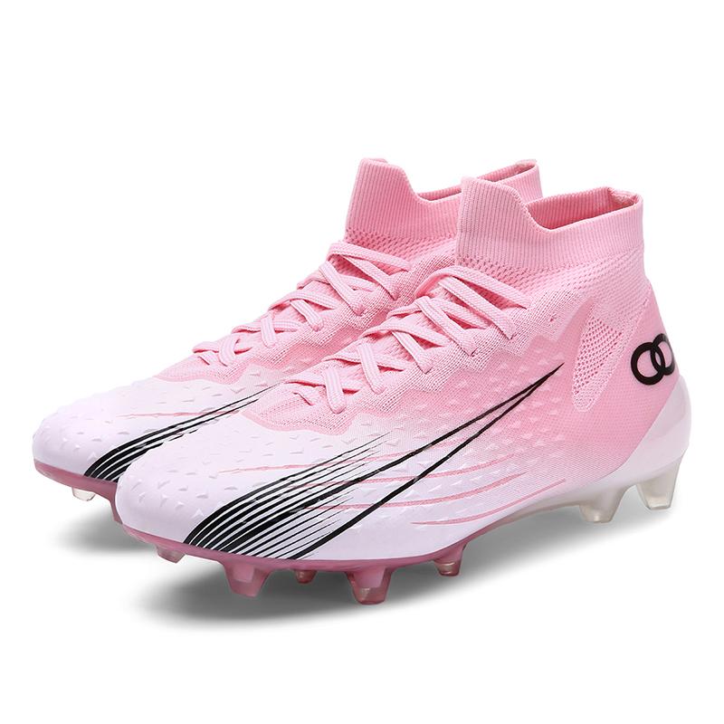 New Men's High Top Soccer Shoes High Quality Professional Training Football Boots Outdoor Grass Durable Soccer Shoes Sneakers