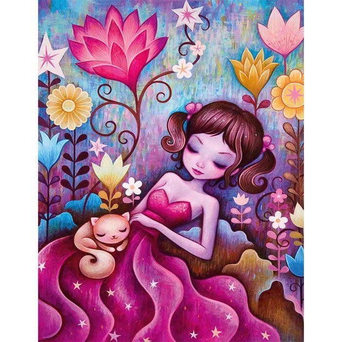Diamond Painting Kit - Young Girl Model - Princess - 40x50cm