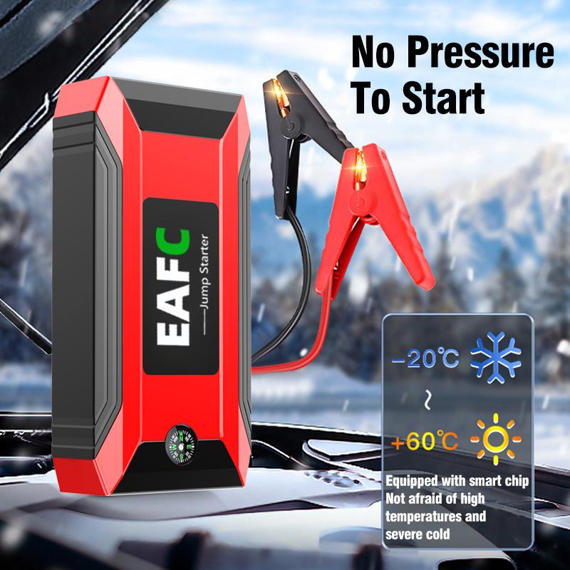 1200A/600A Portable Car Jump Starter 12V Emergency Battery Booster Power Bank Charger Starting Device for Petrol Diesel Vehicles