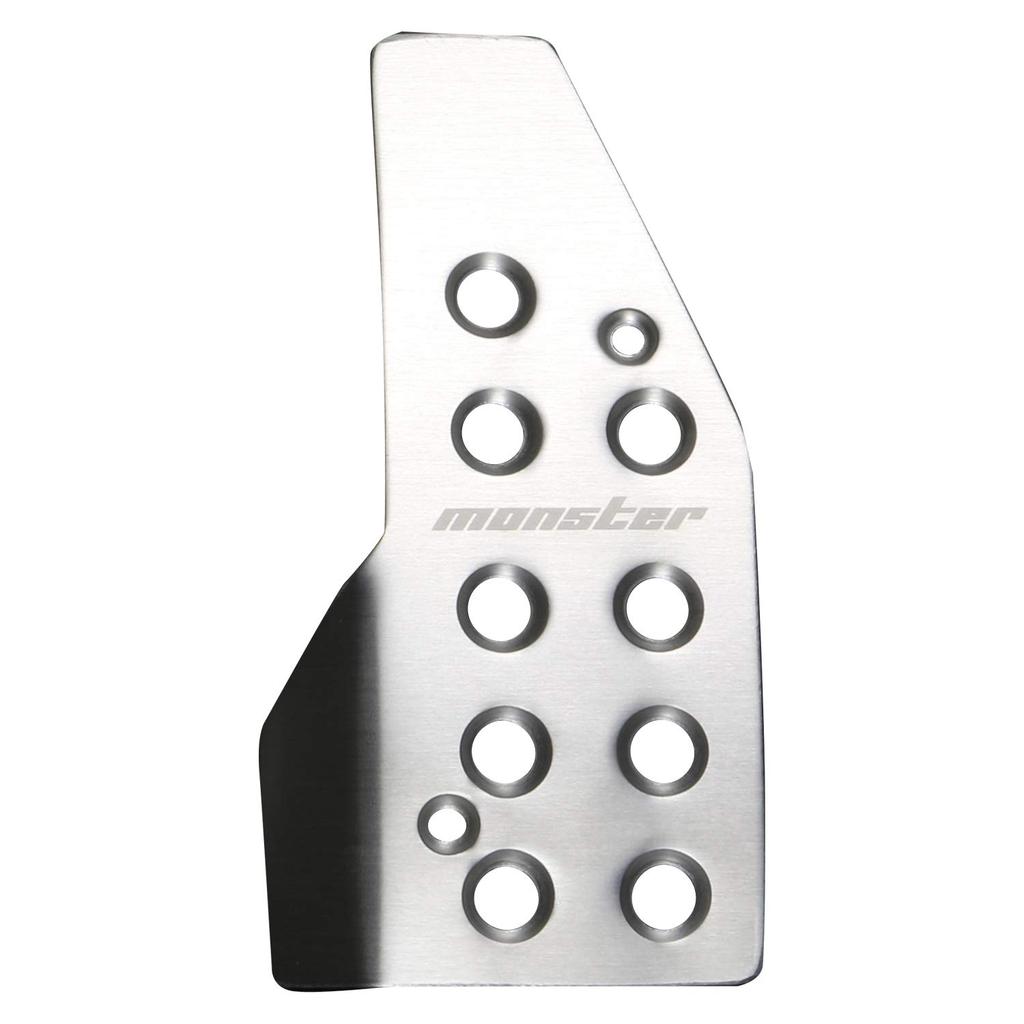 MONSTER SPORT Sports Driving Pedal Covers for Swift Sport Manual Clear [ZC33] Transmission, Anodized, 849501-7650M